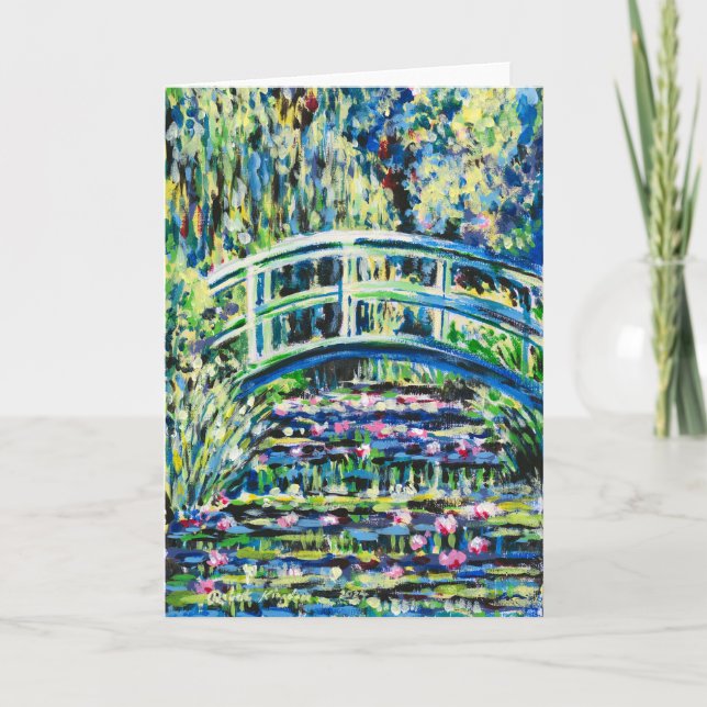 Giverny Reflections - Thank You Card (Front)