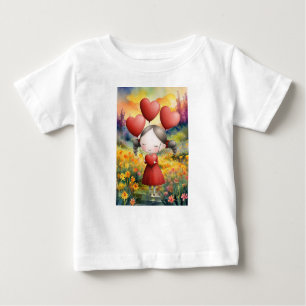 GIVING ALL THE LOVE IN HER HEART BABY T-Shirt