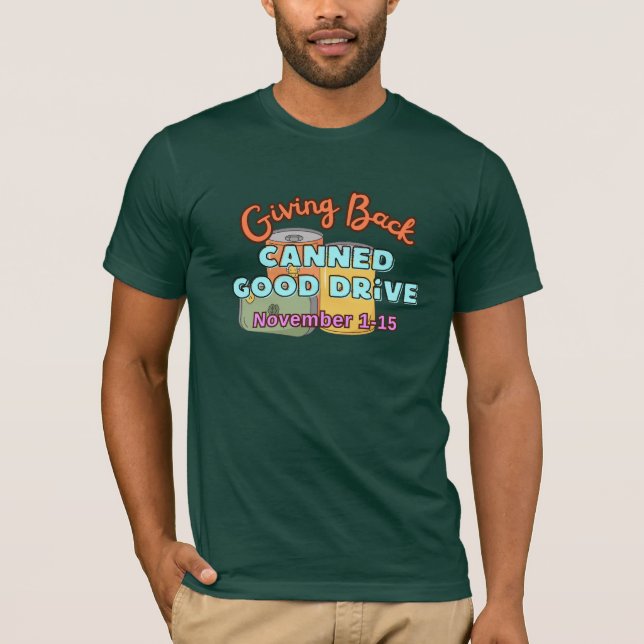 Giving Back Canned Good Drive 2025 edition T-Shirt (Front)