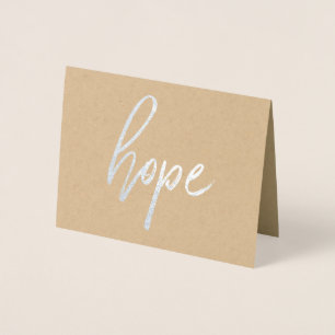 GIVING Holiday Card Silver