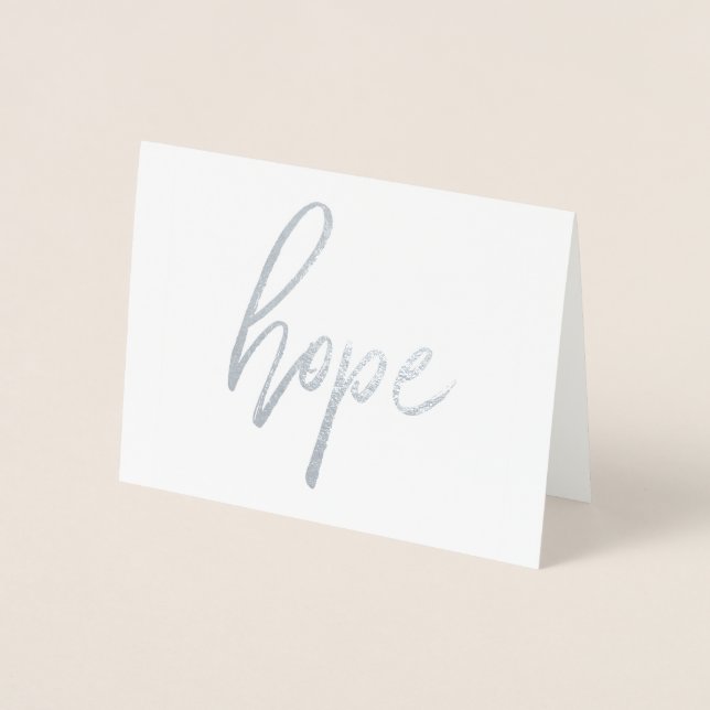 GIVING Holiday Card Silver (Front)