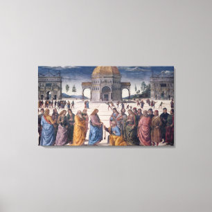 Giving of the Keys to St. Peter Canvas Print