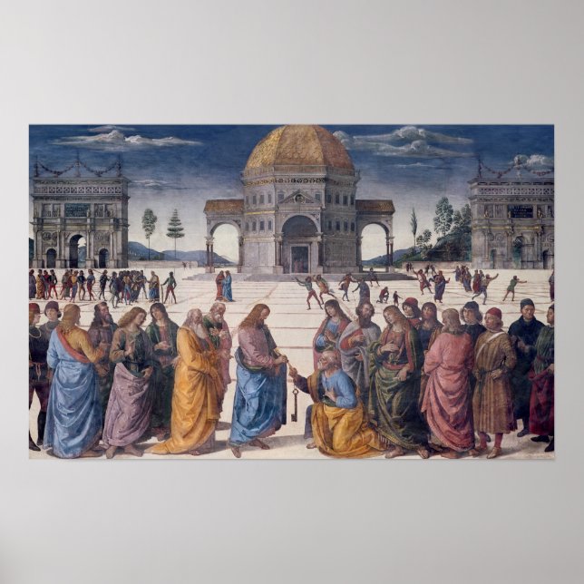 Giving of the Keys to St. Peter Poster (Front)