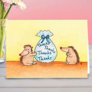GIVING THANKS greeting card by Nicole Janes
