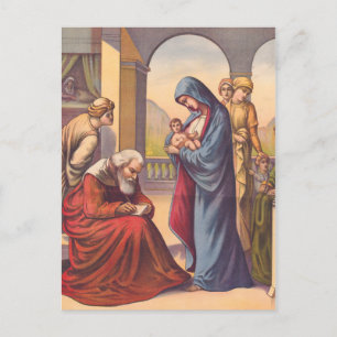 Giving the child John a name Postcard