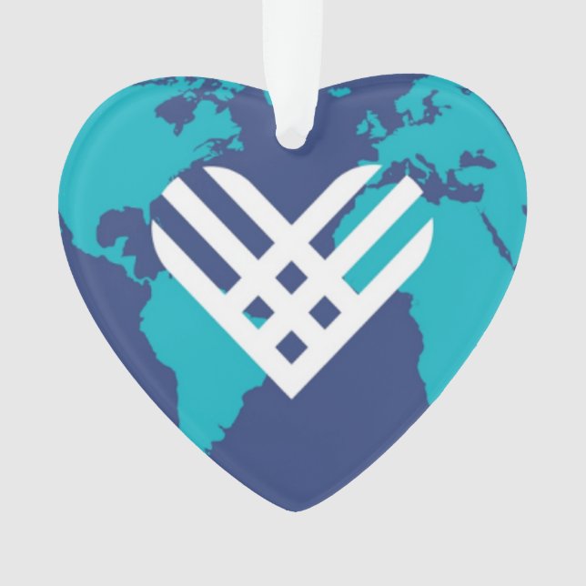 Giving Tuesday Heart Ornament (Front)