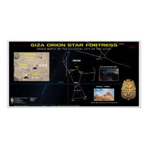 Giza Orion Star Fortress Poster