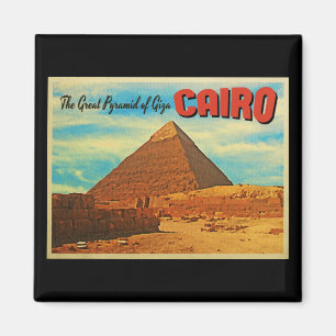 Giza Pyramid Cairo Egypt Magnet