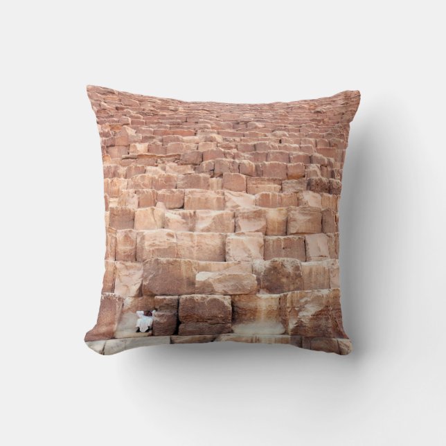  Giza pyramid complex. Also called the Giza Necrop Cushion (Front)