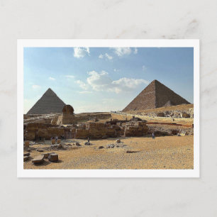Giza Pyramid Complex. Postcard