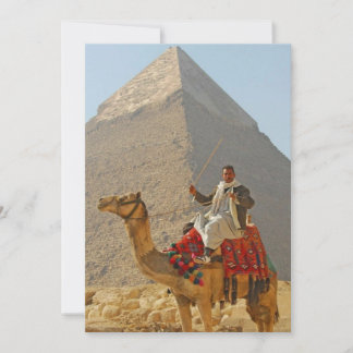 Giza pyramids and Camel Ride , Egypt Travel  Invitation
