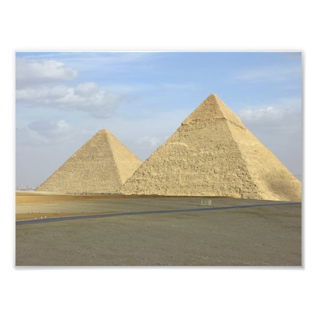 Giza Pyramids Photo Print (Front)