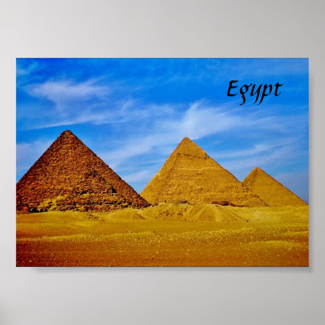 Giza Pyramids Poster (Front)