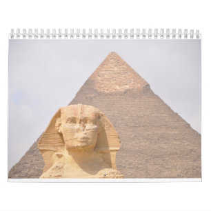 Giza Pyramids Sphinx Pharaoh ancient Egypt Trip Calendar