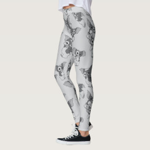 Gizmo Black & White Pattern Leggings