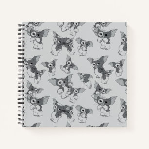 Gizmo Black & White Pattern Notebook