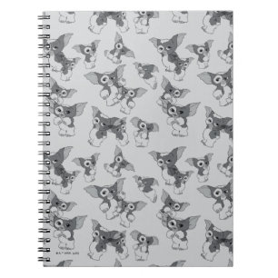 Gizmo   Black & White Pattern Notebook