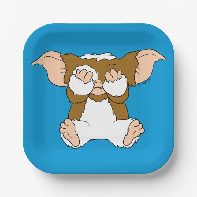 Gizmo | Cute Comic Character Paper Plate (Front)