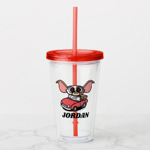 Gizmo Cute Comic Driver Add Your Name Acrylic Tumbler