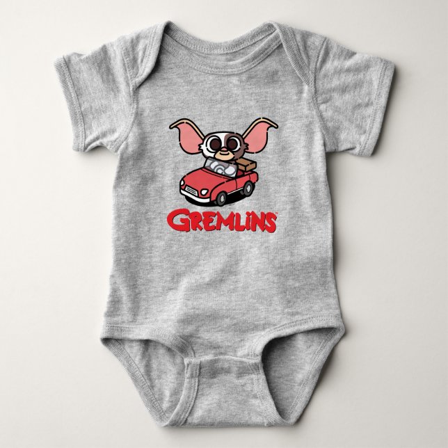 Gizmo | Cute Comic Driver Baby Bodysuit (Front)