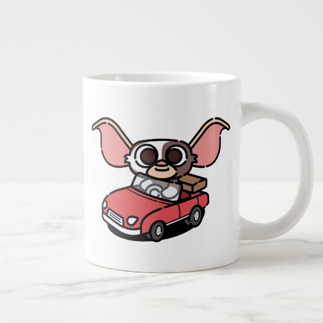 Gizmo | Cute Comic Driver Large Coffee Mug (Right)
