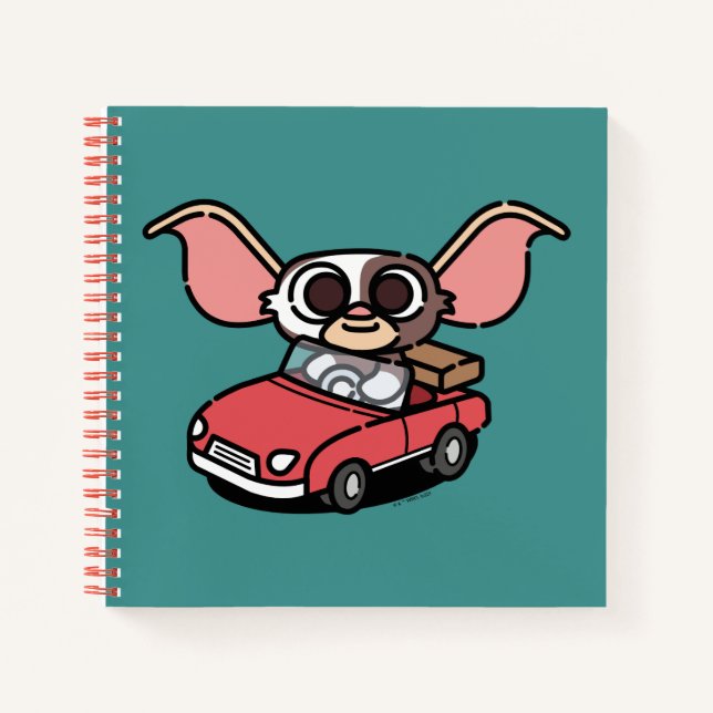Gizmo | Cute Comic Driver Notebook (Front)