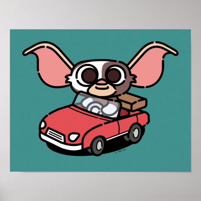 Gizmo | Cute Comic Driver Poster (Front)