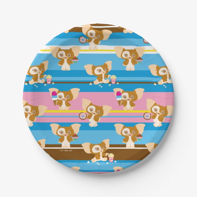 Gizmo | Cute Comic Pattern Paper Plate (Front)