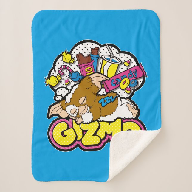 Gizmo | Dreaming of Sweets Sherpa Blanket (Front)