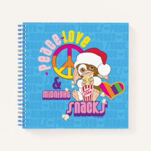 Gizmo Peace Love & Midnight Snacks Notebook