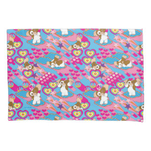 Gizmo   Pink Peace & Love Pattern Pillowcase
