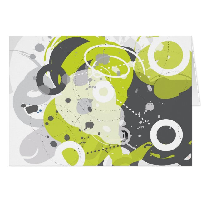 Gizmo - Retro-Modern Abstract Card (Front Horizontal)