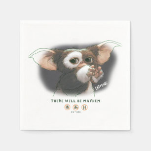 Gizmo There Will Be Mayhem Napkin