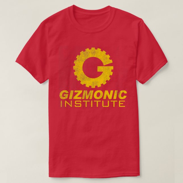 Gizmonic Institute distressed T-Shirt (Design Front)