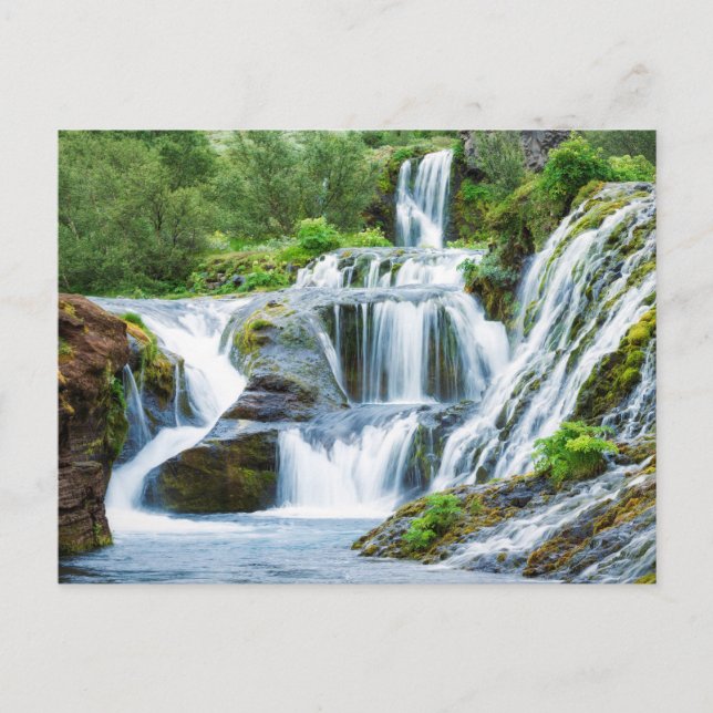 Gjain Waterfalls, Iceland Postcard (Front)