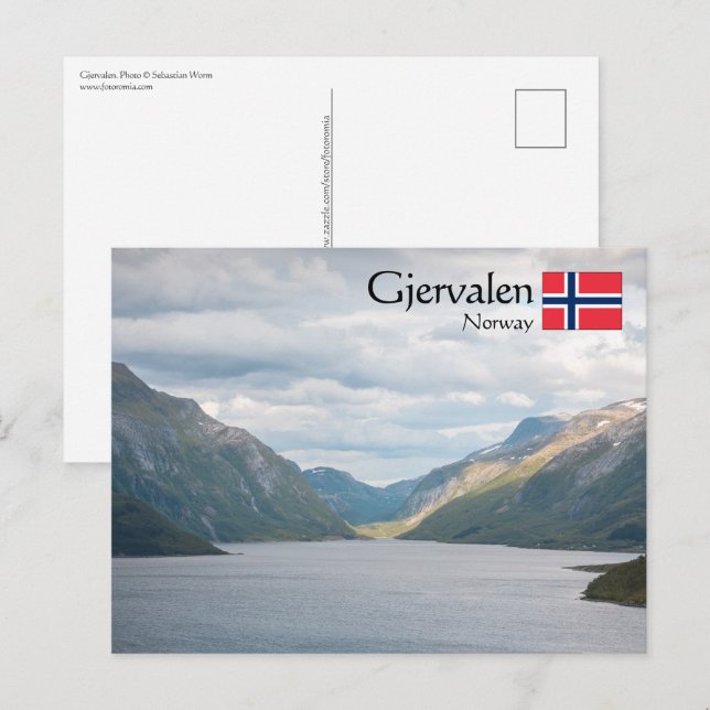 Gjervalen Norway Postcard (Front/Back)