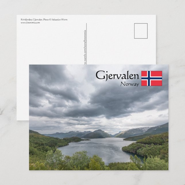 Gjervalen Norway Postcard (Front/Back)