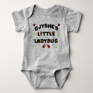 Gjyshe's Little Ladybug - Cute Baby Bodysuit