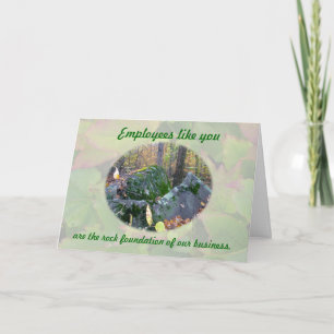 Glacial Boulders Montgomery County Pennsylania Card