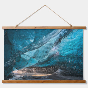 Glacial Cave Vatnajoekull National Park, Iceland Hanging Tapestry