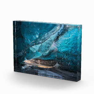 Glacial Cave Vatnajoekull National Park, Iceland Photo Block