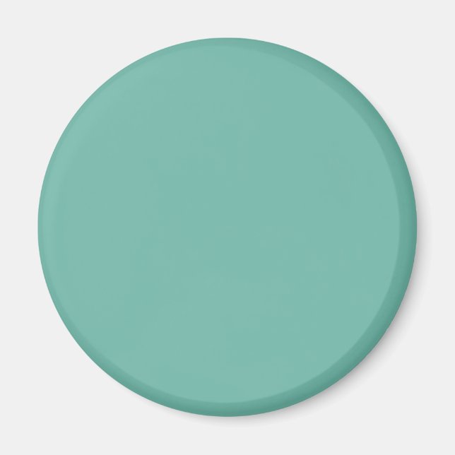 Glacial Green 6FB7A8 Colour - Option to Add Name Magnet (Front)