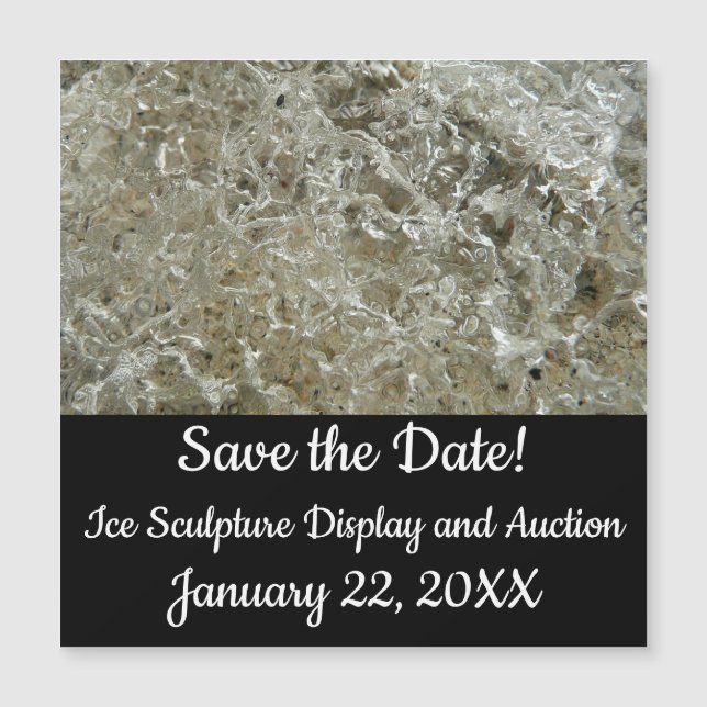 Glacial Ice Abstract Nature Texture (Front)