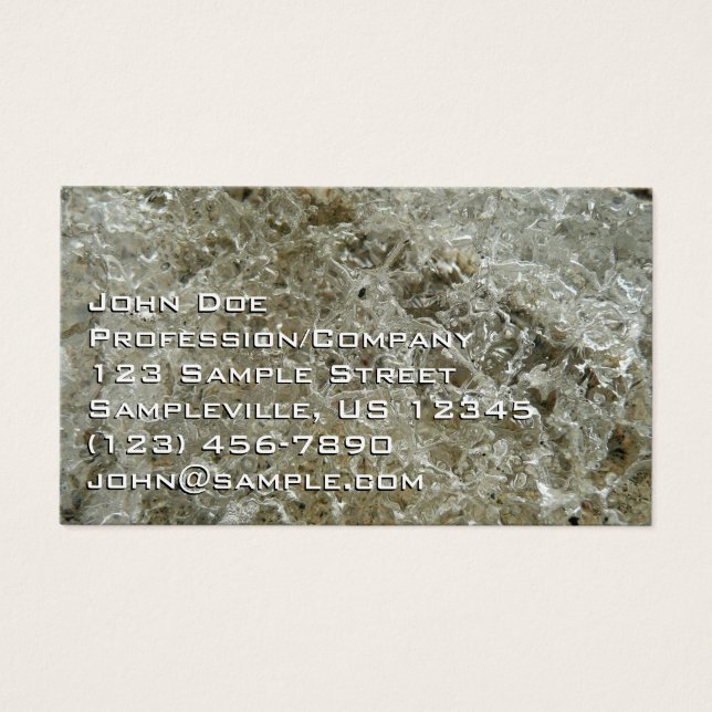 Glacial Ice Abstract Nature Texture (Front)