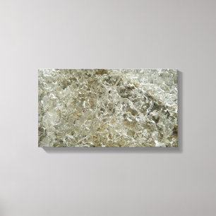 Glacial Ice Abstract Nature Texture Canvas Print