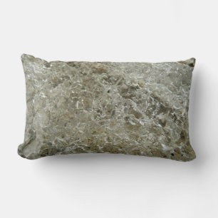 Glacial Ice Abstract Nature Texture Lumbar Cushion