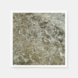 Glacial Ice Abstract Nature Texture Napkin