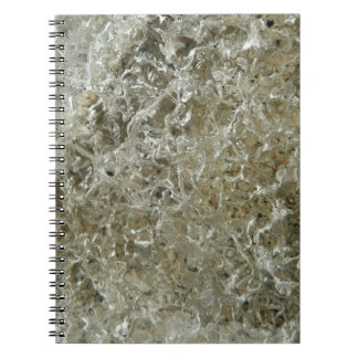 Glacial Ice Abstract Nature Texture Notebook