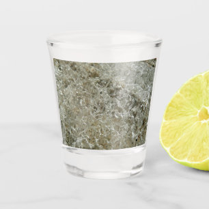 Glacial Ice Abstract Nature Texture Shot Glass