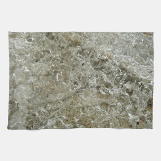Glacial Ice Abstract Nature Texture Tea Towel